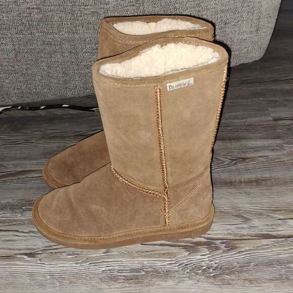 BearPaw brown   lined winter boots  Sz 8 - Picture 3 of 8